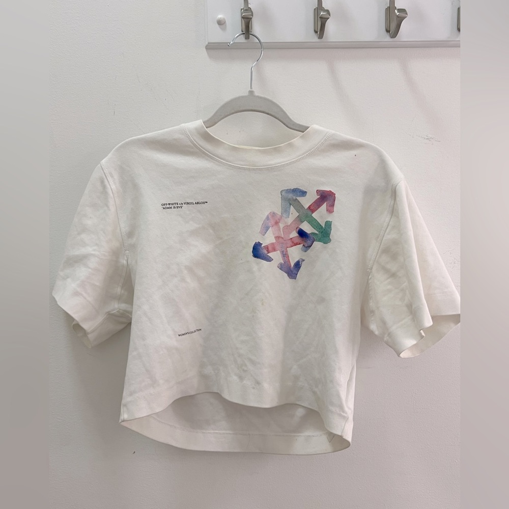 cute t-shirt goes well with a skirt and jeans OFF WHITE DESIGNER